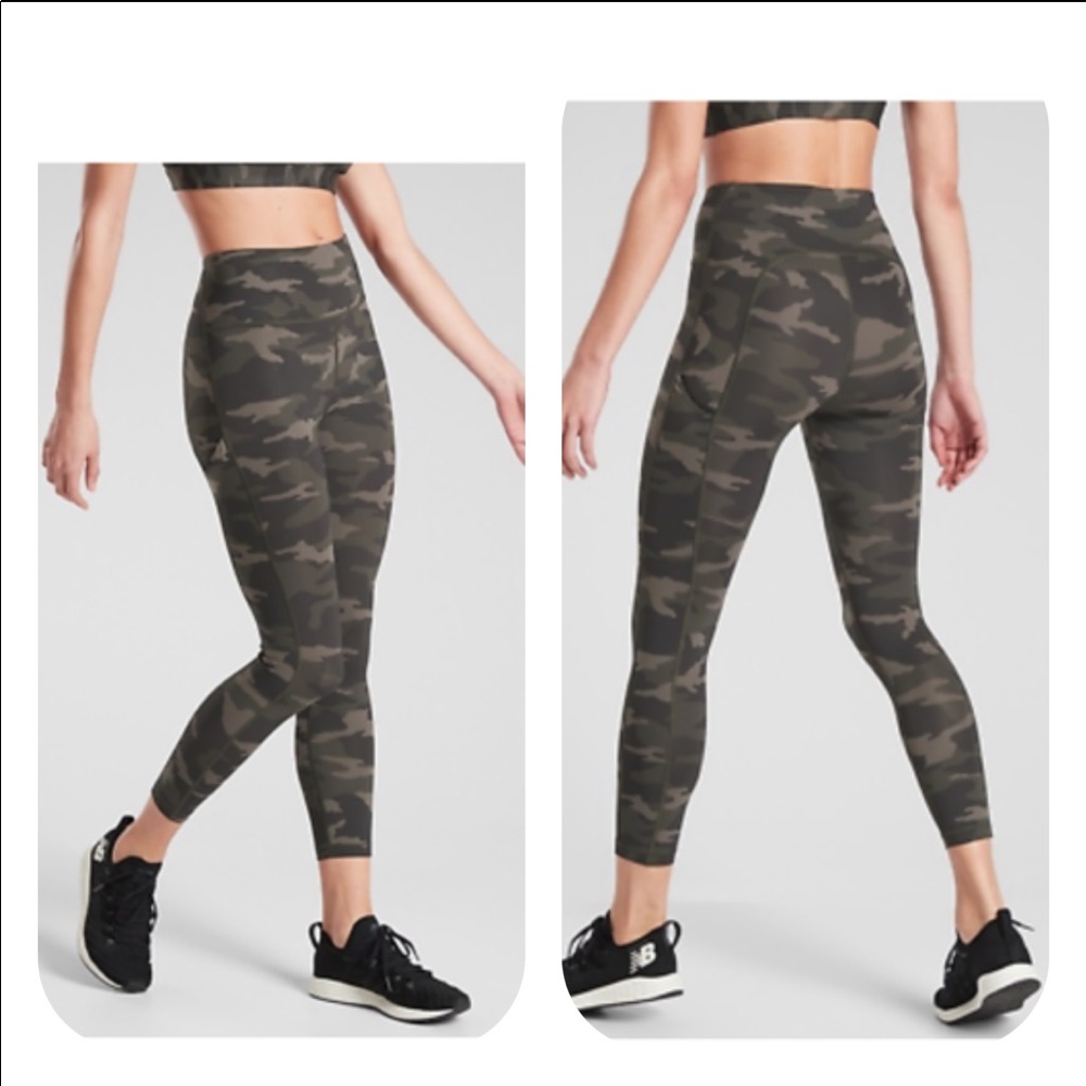 Athleta Ultimate 7/8 Tight Camouflage